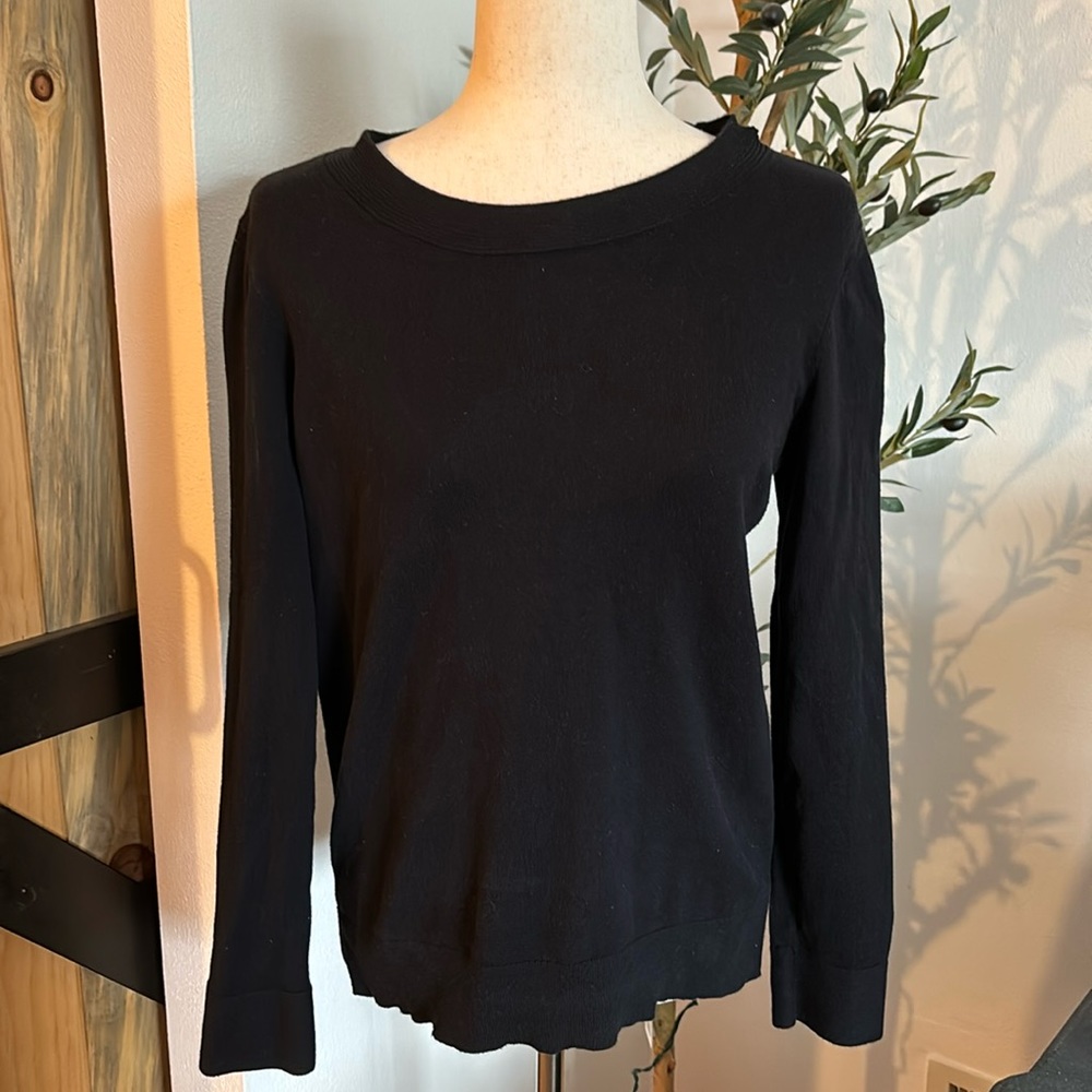 LOFT outlet black sweater size medium